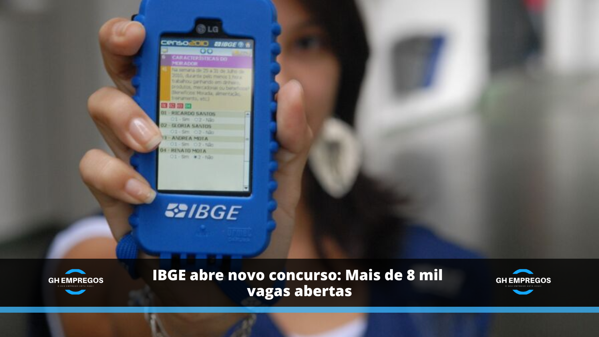 IBGE abre novo concurso: Mais de 8 mil vagas abertas