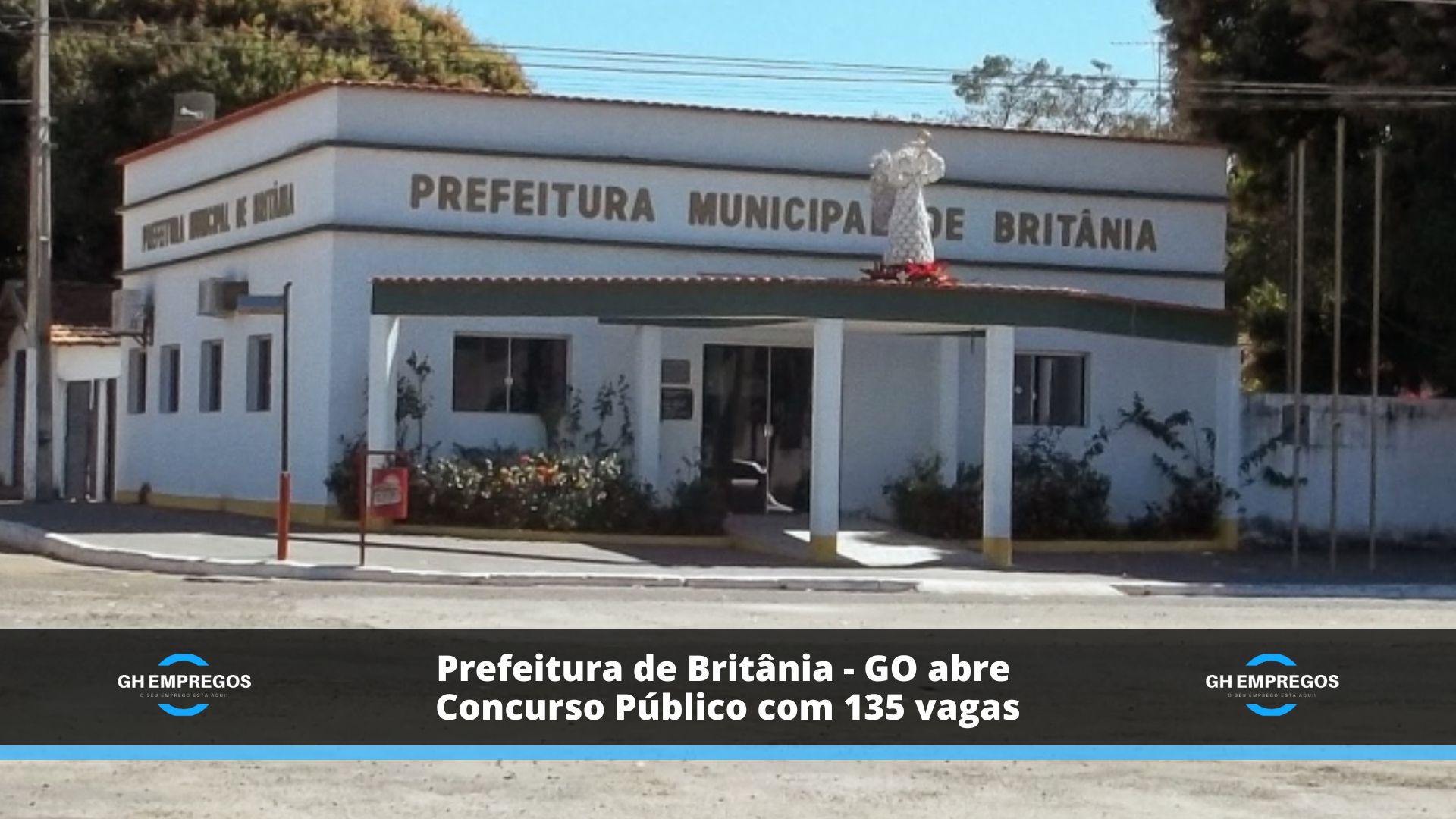 Prefeitura de Britânia - GO abre concurso público com 135 vagas