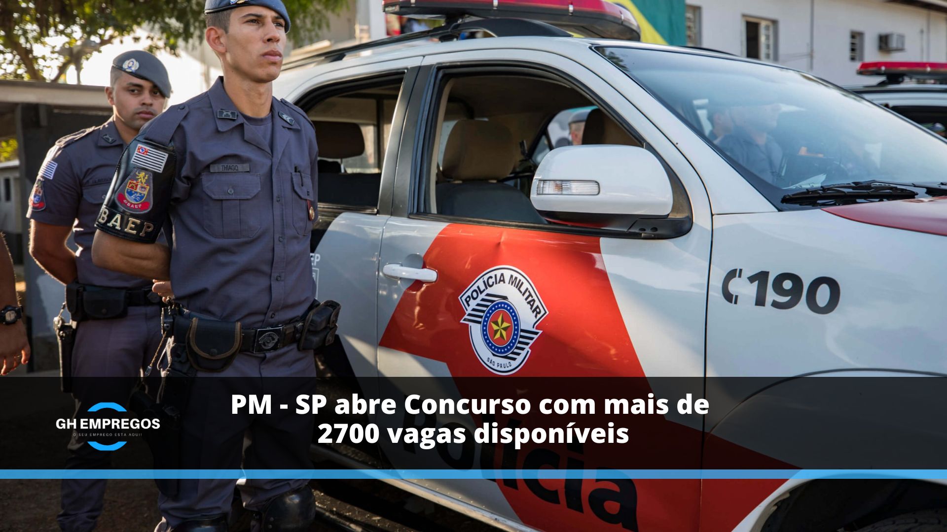 PM SP abre Concurso com mais de vagas disponíveis